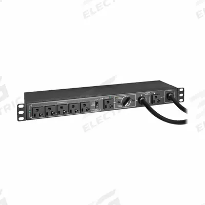 EATON TRIPP LITE PDU: Single-Phase, 125V AC, 6 Outlets, (6) NEMA 5-20R - Maintenance Bypass PDUs