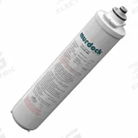 MURDOCK Water Filter Cartridge: 0.1 micron, 1.5 gpm, 3,000 gal, 2 1/2 in Overall Dia (MPN 7012-347-000). Key specifications — Connection Type: Quick-Connect; Filter Media: Hollow Fiber; Brand: MURDOCK.