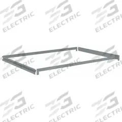 TENNSCO Shelf: 48 in x 36 in, 500 lb Load Capacity, Gray, Shelf (MPN ZAES-4836). Key specifications — Includes: (4) Beams; Shelf Configuration: Single Straight; Color: Gray; Frame Material: Steel; Brand: TENNSCO; Frame Finish: Zinc Plated; Product Type: Shelf.