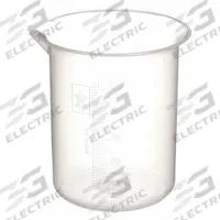 APPROVED VENDOR Beaker: Low Form, Molded Graduation, Polypropylene, Clear, 500 mL, 87 mm Outside Dia (MPN 222075-0500). Key specifications — Clarity: Clear; Graduation Style: Molded; Body Color: Colorless; Brand: APPROVED VENDOR; Product Type: Beaker; Includes Graduations: Yes; Beaker Type: Low Form.