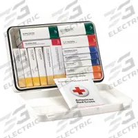 FIRST AID ONLY First Aid Kit and Housing: 84 Components, ANSI/ISEA Z308.1-2021, Type III, Class A (MPN 54764). Key specifications — ANSI Standard Met: ANSI/ISEA Z308.1-2021; Adhesive Bandages Included: (16) Bandages; Oral and Inhalant Medicinals Included: No Oral/Inhalant Medicinals; Topical Medicinals Included: (10) Hand Sanitizers; Wound Dressings Included: (2) Trauma Pads; Unitized: Unitized.