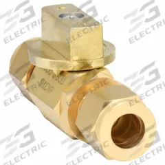 APPROVED VENDOR Manual Two-Way Ball Valve: 3/8 in, Brass, Straight, Sweat x Sweat, Two-Piece, Tee (MPN G-BVRM-38Y). Key specifications — Brand: APPROVED VENDOR; Handle: Tee.