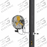 BIG ASS FANS Mounted Fan: 20 1/2 in Blade Dia, 100 to 120V AC, 1/3 hp Motor HP, Wall Mount, Bracket (MPN F-AE1-2001L14S34V56). Key specifications — Brand: BIG ASS FANS; Voltage: 100 to 120V AC; Number of Speeds: Variable; Fan Mounting Location: Wall; Oscillation: Non-Oscillating; Mounting Type: Bracket.