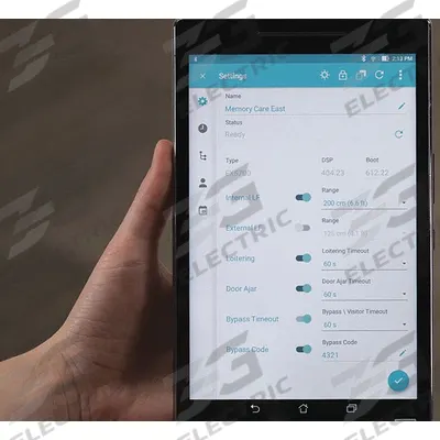 STANLEY WANDERGUARD Tablet: 6 in Overall Lg, Compatible System Roam Alert System - Patient Wandering System Components