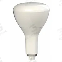 GE LAMPS Compact LED Bulb: Type A, 4-Pin (G24q-3), BR25, LED, 2700K, 1,100 lm Light Output, 9 W Watt (MPN LED9G24Q-V/827). Key specifications — Brand: GE LAMPS; Bulb Designation: LED9G24Q-V/827; Dimmable: No; Color Temperature: 2700K.