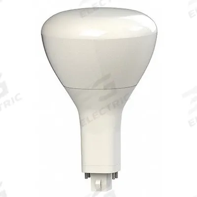 GE LAMPS Compact LED Bulb: Type A, 4-Pin (G24q-3), BR25, LED, 2700K, 1,100 lm Light Output - LED Plug & Play (UL Type A) Plug-In Lamps