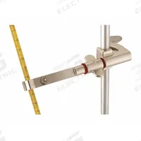 OHAUS Open Ring: Thermometer Clamp, Zinc, 6 1/4 in Overall Lg, 2_3 Prongs, 1/4 in Min Jaw Opening (MPN CLS-THMSWZ). Key specifications — attr1025734: OHAUS; attr1025737: Zinc; attr1025736: Nickel Plated; attr1025747: Thermometer Clamp.
