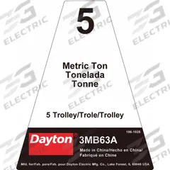 DAYTON Name Plate: GGS_49682, 3MB63. Key specifications — Manufacturer Part Number: GGS_49682; Compatible Manufacturer Model Number: 3MB63.