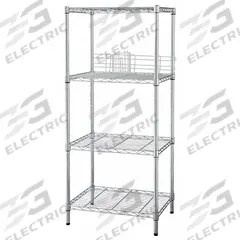 APPROVED VENDOR Wire Shelving Unit: Starter, 48 in x 18 in, 63 in Overall Ht, 4 Shelves, Dry, Silver (MPN 5GPK5). Key specifications — Recommended Environments: Dry; Color: Silver; Finish: Chrome; Material: Steel; Brand: APPROVED VENDOR.