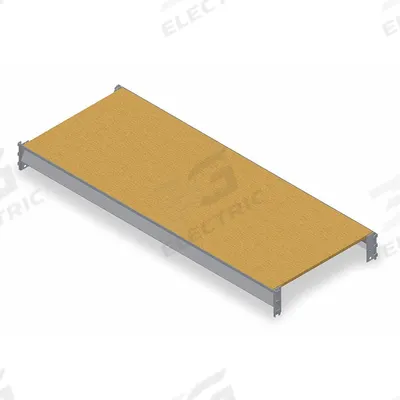 TENNSCO Shelf: 48 in x 48 in, Particleboard - Particleboard Decking Bulk Rack Shelf Kits