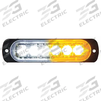 BUYERS PRODUCTS Strobe Light: Perimeter Flashing Warning Light, Amber/White - Vehicle Perimeter Flashing Warning Lights