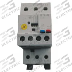 EATON Overload Relay: Electronic Protection, 3 Poles, 1NO/1NC, Phase Loss Sensitivity, Frame Size C (MPN XTOE045CCSS). Key specifications — Brand: EATON; Auxiliary Contact Form: 1NO/1NC; Compatible Contactor Series: XT Mini Contactors; Frame Size: C; Phase Loss Sensitivity: Yes; Thermal Units Required: Not Applicable to Electronic Type Overload Relays; Compatible Contactors: Frame Size C.