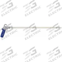 GUARDAIR Air Gun: Pistol-Grip Grip, Aluminum, 1/4 in Female NPT, 1 Nozzle(s), Straight, Focused (MPN 75LJ036NN). Key specifications — attr1328526: Aluminum; attr1328500: Extension and Nozzle; attr1328508: GUARDAIR; attr1328515: No; attr1328533: Yes.