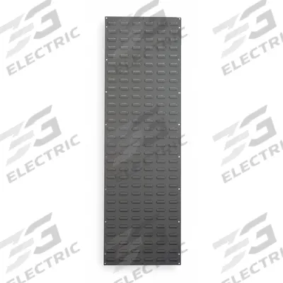 AKRO-MILS Louvered Panel: 61 in x 18 in x 5/16 in, 1 Sides, 0 Bins - Wall-Mount Louvered Panels Without Bins