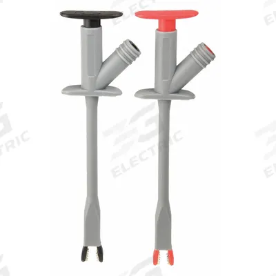 APPROVED VENDOR Test Probe: CAT III 1000V, Test Clip, 6 1/8 in Lg, Steel - Test Probes