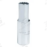 PROTO Socket: Metric, 3/8 in Drive Size, 18 mm Socket Size, 12-Point, Deep, Chrome, Socket (MPN J5018M). Key specifications — attr1204417: PROTO; attr1204392: Chrome.