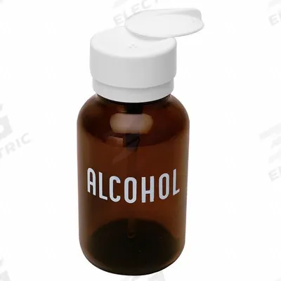 APPROVED VENDOR Dispensing Bottle: Round, 236.58 mL, 8 fl oz, Amber - Glass Lab Dispensing Bottles