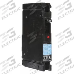 SIEMENS Molded Case Circuit Breaker: 25 A Amps, 22kA at 277V AC, Fixed, Load Side Lug, ABC, ED4 (MPN ED41B025). Key specifications — Phase Connection: ABC; Instantaneous Trip: Fixed; Terminal Connection: Load Side Lug; Series: ED4; Max. AIR Rating: 22kA at 277V AC.