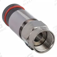 POWER FIRST Coaxial Connector: Male, Connector, Black, Compression, RG-6, 1 GHz Max Freq, 50 PK (MPN 1UKD8). Key specifications — Product Type: Connector; Brand: POWER FIRST; Color: Black; Finish: Nickel-Plated; Gender: Male.