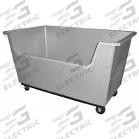 APPROVED VENDOR Cube Truck: 42.1 cu ft, 1,000 lb, 71 in L x 43 in W x 42 in H, (2) Rigid/(2) Swivel (MPN UT-30). Key specifications — Manufacturer Part Number: UT-30; Brand: APPROVED VENDOR; Caster/Wheel Configuration: (2) Rigid; Color: Gray.