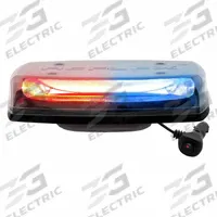 CODE 3 Mini Light Bar: Emergency Vehicle Mini Light Bar, Blue/Red, 40.8 W Watt, Clear, LED, IP65 (MPN C5550CRB-VM). Key specifications — Brand: CODE 3; Lens Color: Clear; Number of Flash Patterns: 91; Installation Type: Removable; Operating Voltage: 12-24V DC.