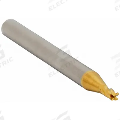 APPROVED VENDOR Square End Mill: Carbide, TiN Coated, 4 Flute, 3/32" Mill Dia, 3/16" LOC - General Purpose Carbide Square End Mills