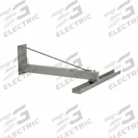 TPI INDUSTRIAL Mounting Bracket: Surface, 5-1/2 in x 32-1/2 in, Fits 30 kw/35 kW kW, Gray (MPN HLWM-24). Key specifications — Color: Gray; Mounting Type: Surface; Product Type: Mounting Bracket; For Use With: HLA 12-240360-5.0-24; Includes: Mounting Hardware; Brand: TPI INDUSTRIAL; Fits kW: 35 kW; Outside Dimensions - H x W: 5-1/2 in x 32-1/2 in.