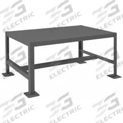 DURHAM MFG Work Table: Fixed Ht, Steel, 36 in x 24 in, 2,000 lb Overall Load Capacity, Steel (MPN MT243618-2K195). Key specifications — Brand: DURHAM MFG; Unit Type: Not Expandable or Modular.