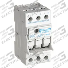 MERSEN Fuse Block: Finger-Safe, 3 Pole, 600 V AC, DIN Rail Mounting, Screw Termination (MPN USFM10). Key specifications — Brand: MERSEN.