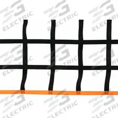 US NETTING Pallet Rack Netting Bulk Roll: 300 in x 1/8 in x 96 in, Polypropylene, Black (MPN PRN-11-825). Key specifications — Brand: US NETTING; Material: Polypropylene; Includes Hardware: Hardware not Included; Color: Black.