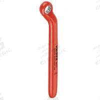 KNIPEX Box End Wrench: Chrome, 7 mm Head Size, 6 in Overall Lg, Offset, 15° Head Offset Angle (MPN 98 01 07). Key specifications — attr309427: Chrome; attr309429: Yes; attr324926: KNIPEX.