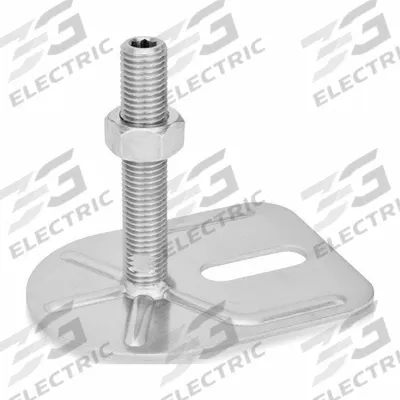 JW WINCO Male-End Leveling Mount: Swiveling Stud, 3/4"-10 Thread Size, 3 3/20 in - Swivel Male Leveling Mounts