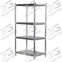 VESTIL Metal Shelving: 72 in x 36 in x 24 in, Solid Shelf, 600 lb Load Capacity per Shelf, Silver (MPN SSS-2436). Key specifications — Color: Silver; Brand: VESTIL.
