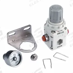 SMC Vacuum Regulator: 3/8 in Vacuum Inlet Size, Tube, 240 lpm Max Flow Rate, IRV (MPN IRV20-N11BG). Key specifications — attr124258: Tube; attr124255: IRV; attr158968: SMC.