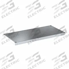 NEW AGE INDUSTRIAL Shelf: 42 in x 20 in, Solid Shelf, 400 lb Shelf Capacity, 18 ga, Unfinished (MPN 2042S). Key specifications — Color: Silver; Brand: NEW AGE INDUSTRIAL.