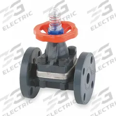 HAYWARD Diaphragm Valve: 1 in, PVC, 2-Way, Flange x Flange, 150 psi Max Pressure (CWP), EPDM (MPN DAB1010FEK). Key specifications — Diaphragm Material: EPDM; Special Features: Position Indicator; Brand: HAYWARD.