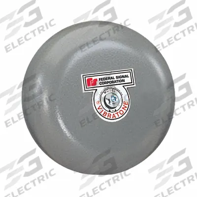 FEDERAL SIGNAL Gong Bell: Bell Sound, Indoor/Outdoor, A6 - Bell Alarms