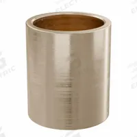Sleeve Bearing: Bronze, SAE 841, 50 mm Bore, 60 mm OD, 70 mm Lg, 49,938 lb/sq in-fpm Max PV, 2 PK (MPN AAM5060-70B). Key specifications — System of Measurement: Metric; Material Grade: SAE 841; Brand: OILITE.