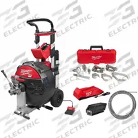MILWAUKEE Sewer Drum Kit, Head Kit, and Cable: Cordless, MX FUEL, MX FUEL, For 3 in to 6 in Pipe (MPN MXF501-1CP, 48-53-2840, 48-53-2310). Key specifications — attr517452: Battery; attr517439: MX FUEL; attr517433: Cordless.