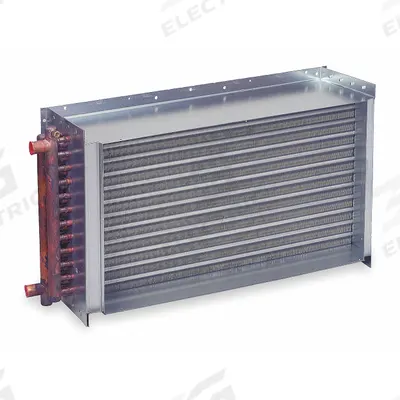 SPACEPAK Hydronic Duct Heating and Cooling Coil: 0.083 gpm Flow Capacity - Hydronic Duct Heating & Cooling Coils