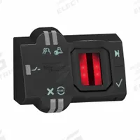 SCHNEIDER ELECTRIC Biometric Switch: 22mm, M12 Electrical Connector, PNP (MPN XB5S1B2M12). Key specifications — Connection Type: M12 Electrical Connector; Current - Maximum: 200 mA; Housing Material: Polyamide; IP Rating: IP65; Memory Storage: 200 Users With up to 2 Fingerprints per user; Response Time: Less Than 1 second; Switch Action: Maintained; Supply Voltage: 24V DC.