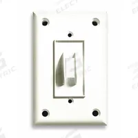 CORTECH Wall Plate: Toggle, 1 Gang, White, Jumbo Size (MPN TPSS). Key specifications — Brand: CORTECH; Material: Polycarbonate/Nylon.