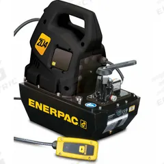 ENERPAC Hydraulic Pump: 10,000 psi Max. Op Pressure, 60 cu in/min Max. Flow Rate, 1 7/10 hp Max. HP (MPN ZU4220JB). Key specifications — attr941810: ZU4220JB; attr941817: 2-Position; attr941814: Retract.