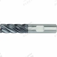 WIDIA HANITA: Carbide, AlTiN Coated, 5 Flute, 3/4" Mill Dia, 1-1/2" LOC, 0.03" Rad, 5-1/2" OAL (MPN 5VNC19017BT)