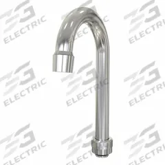 SANI-LAV Spout: Spout, Gooseneck, Swivel Spout, Cast Brass, Chrome, 2 gpm Flow Rate, Aerated, NPT (MPN 275SP.5). Key specifications — Includes: Aerator; Product Type: Spout; Spout Style: Swivel; Body Material: Cast Brass; Brand: SANI-LAV.