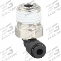 LEGRIS Push-Fit Elbow Fitting: 1/8 in OD x 1/4 in Pipe Size, Push-to-Connect x MNPT, Black, 10 PK (MPN 3109 53 14). Key specifications — Brand: LEGRIS.