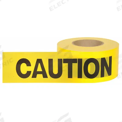 APPROVED VENDOR Barricade Tape: 1,000 ft Lg, 3 in Wd, Caution Legend, Polyethylene - General Caution Messaging Barrier Tape