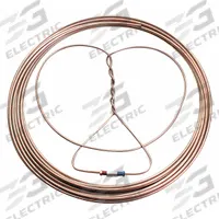 SUR&R Brake Line Tubing: Brake Line Tubing, 50 ft Lg, Copper Nickel, 3/16 in Outside Dia (MPN BR-EZ100-50). Key specifications — Material: Copper Nickel; Product Type: Brake Line Tubing; Brand: SUR&R; Color: Bronze.