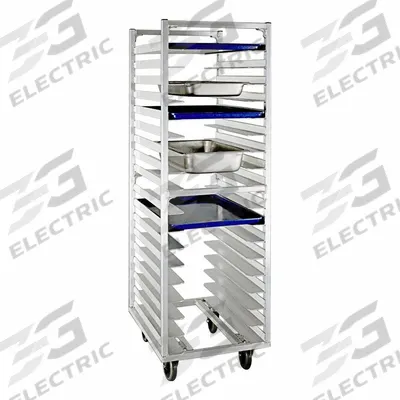NEW AGE INDUSTRIAL Heavy Duty Refrigerator/Proofer Rack: 18 Slots, 3 in Betw Shelves - Proofer Sheet Pan Racks
