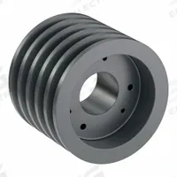 APPROVED VENDOR V-Belt Pulley: B48, 5 Groove, 5.15 in OD, Bushed Bore, SD, Quick Detachable (MPN 5B48SD). Key specifications — attr1318293: B48; attr1318301: 4.8 in (5L, B); attr1318291: 5L, B, or BX.